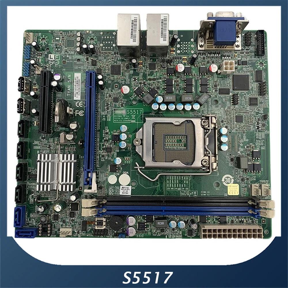 

Original Server Motherboard For TYAN S5517 S5517AG2NR LGA1155 DDR3 Fiery E200-07 for Canon C700 C750 C800 C850 Fully Tested