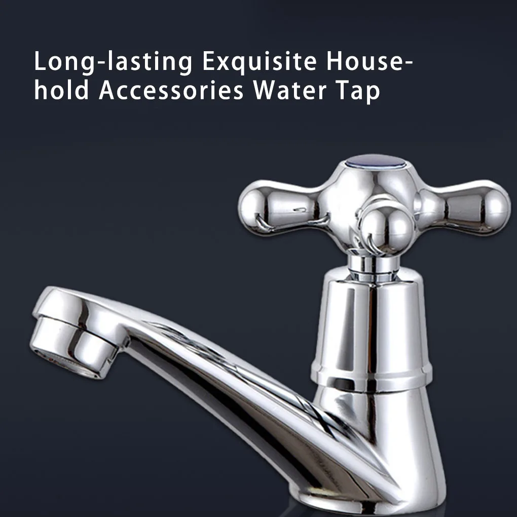 

Water Tap Cold Faucet Liquid Sprayer Smooth Surface Handy Installation Compact Size Long-lasting Exquisite Electroplating