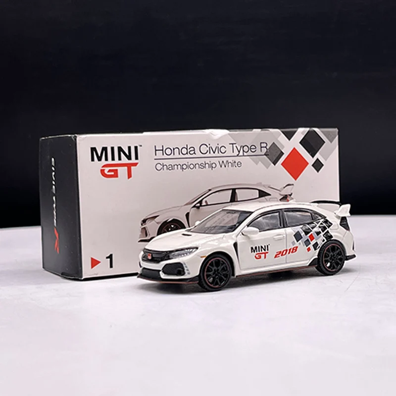 

1:64 Scale Diecast Alloy Honda Civic TYPE R Toy Car Model Limited Edition Classics Adult Collection Souvenir Gift Static Display
