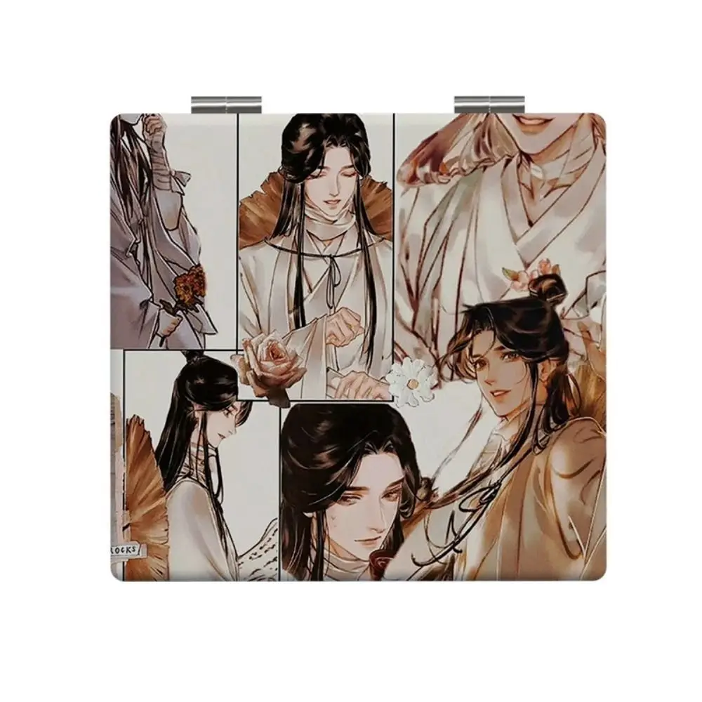 Аниме Mo Dao Zu Shi Складное зеркало Tian Guan Ci Fu Двустороннее для макияжа Grandmaster of Demonic Kawaii