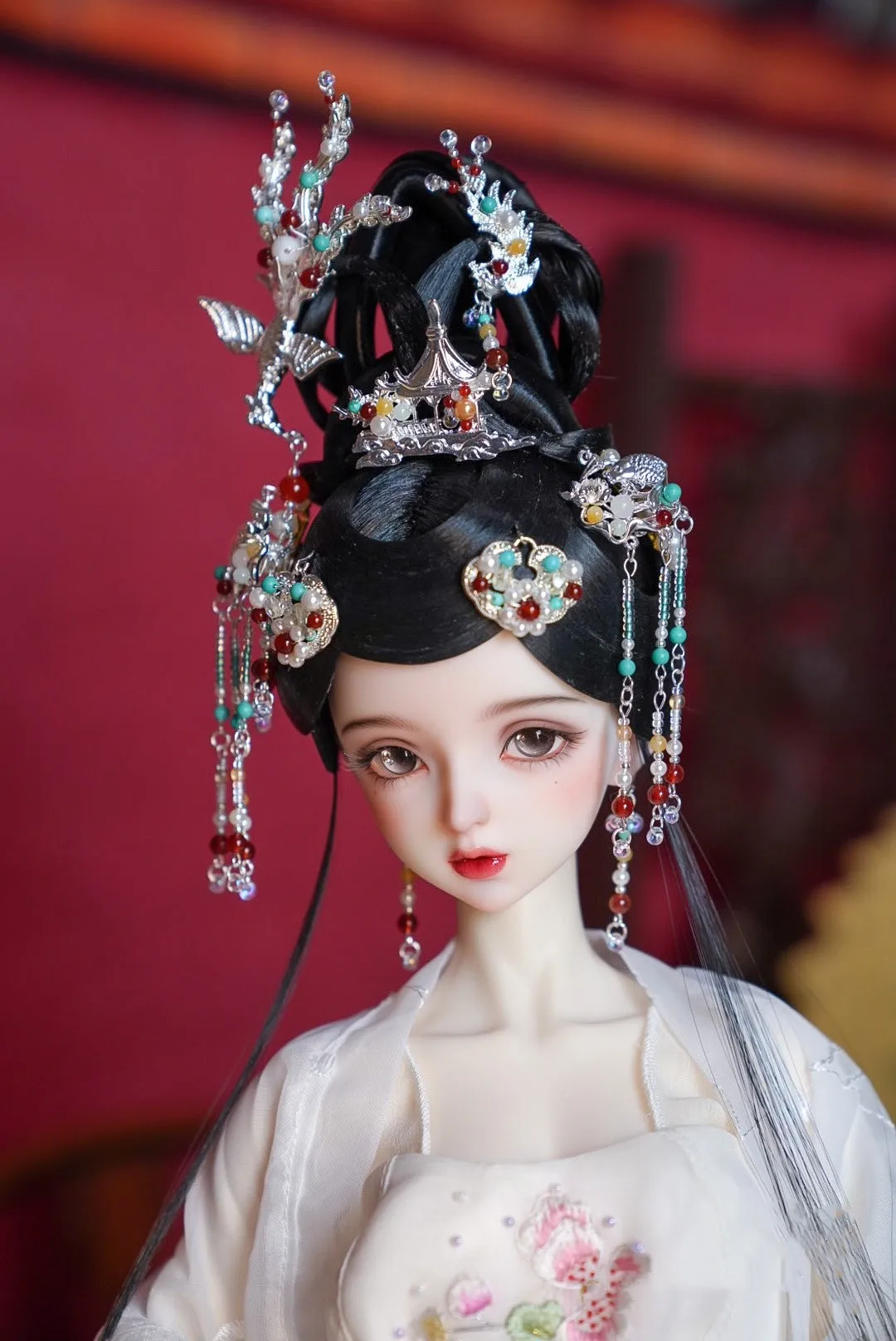 Шарнирная кукла головной убор обмотка шпилька для волос игрушки набор