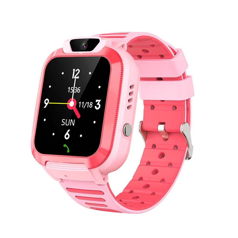 

4G Kids Smart Watch Sim Card Call Video SOS GPS LBS Location Tracker Chat Camera IP67 2023 Children Smartwatch for Xiaomi Huawei