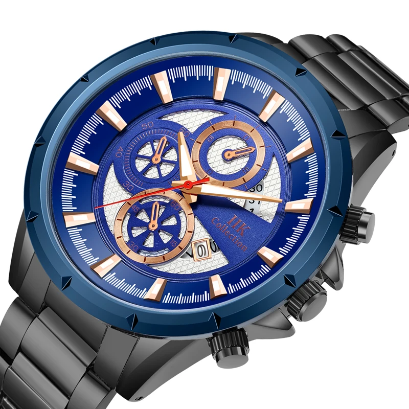 

New Quartz Watch Waterproof Multifunctional Dial Hot Foreign Trade Men's Watch 1363