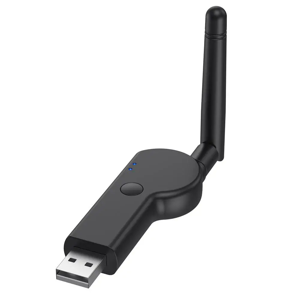 

USB Bluetooth совместимый адаптер 5,2 Dongle антенна беспроводной аудио приемник дальнего действия передатчик 3,5 мм для ПК ноутбука динамика