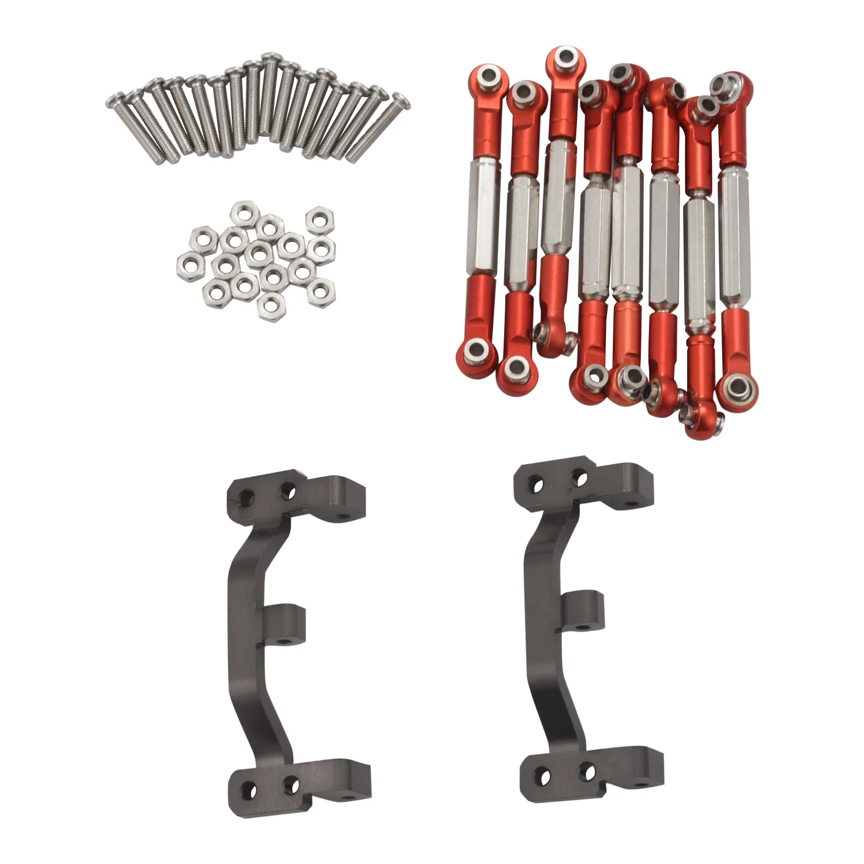 

Для WPL B1 B-1 B14 B-14 B24 B-24 C14 1/16 запасные части для радиоуправляемых автомобилей обновленный металлический Тяговый стержень рулевой тяги