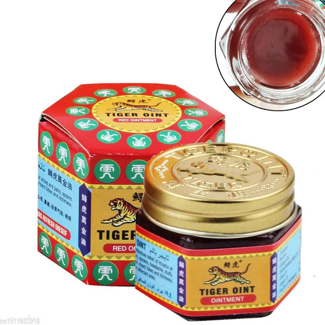 

19.6g Thailand Painkiller Ointment Tiger Oint Red White Drive Out Mosquito Eliminate Muscle Relieving Arthritis Free shipping
