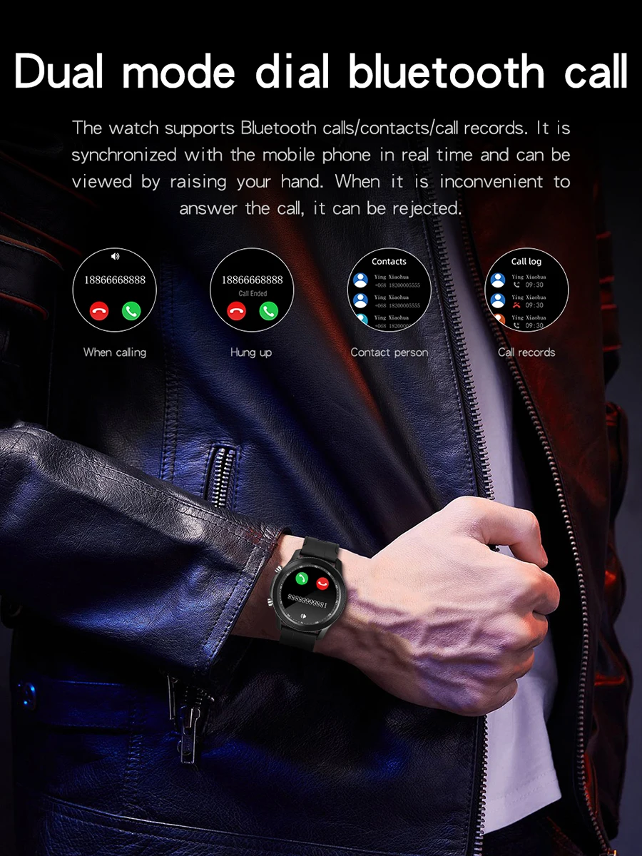 LEMFO SmartWatch 2022 Смарт-часы для мужчин Bluetooth Call Outdoor Music Play IP68 Водонепроницаемые