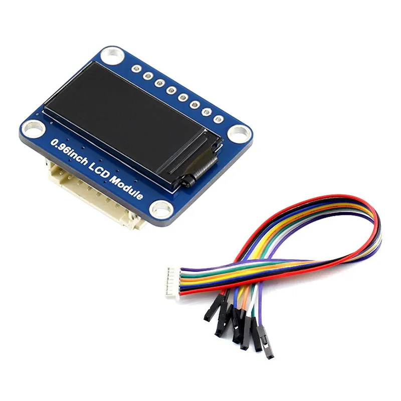 Плата расширения модуля ЖК-дисплея 0 96 дюйма цветная RGB IPS HD-экран 160 × 80 HD SPI
