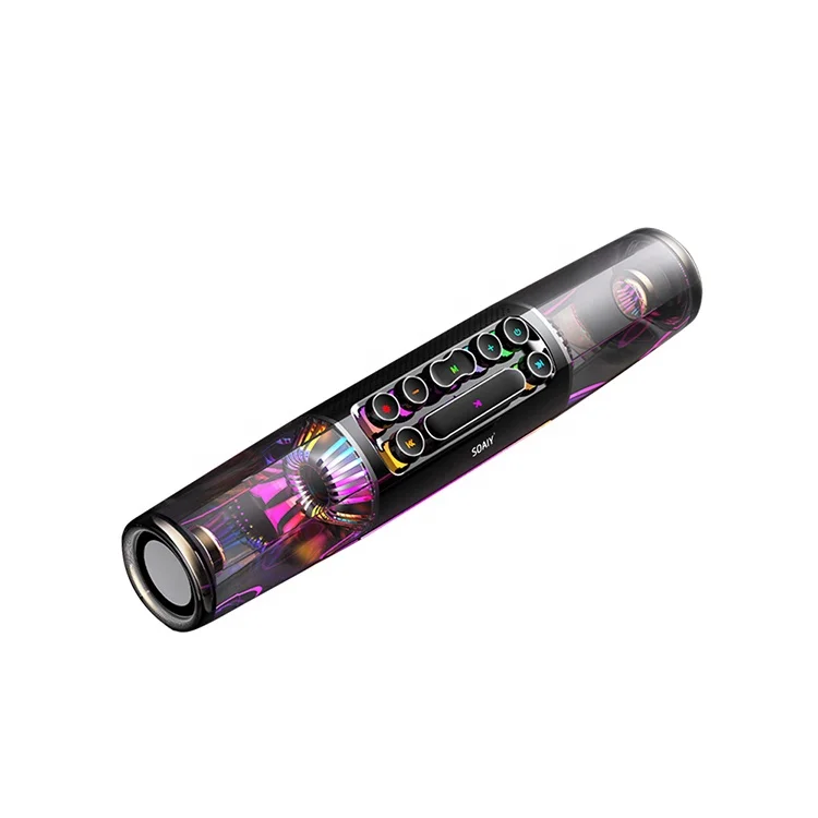 SOAIY SH19 4000 мАч настраиваемый логотип altavoz TF USB микрофон Настольный мини звуковая панель колонки RGB игровой беспроводной динамик