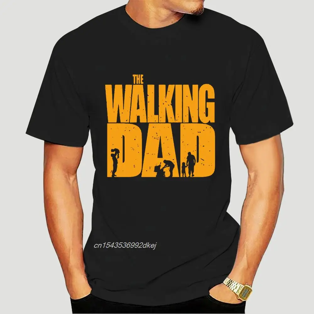 

Brand New Cotton Mens Short The Walking Dad Funny Mens T Shirt Fathers Day Dead Gift Birthday Dark Gray ! Cute T Shirts 1781A