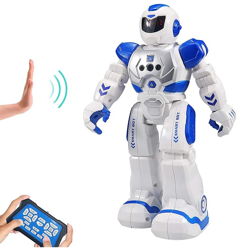 Enlarge RC Robot Smart Action Walk Singing Dance Gesture Sensor Toys Infrared Induction Kids Remote Control Toys Gift for Children