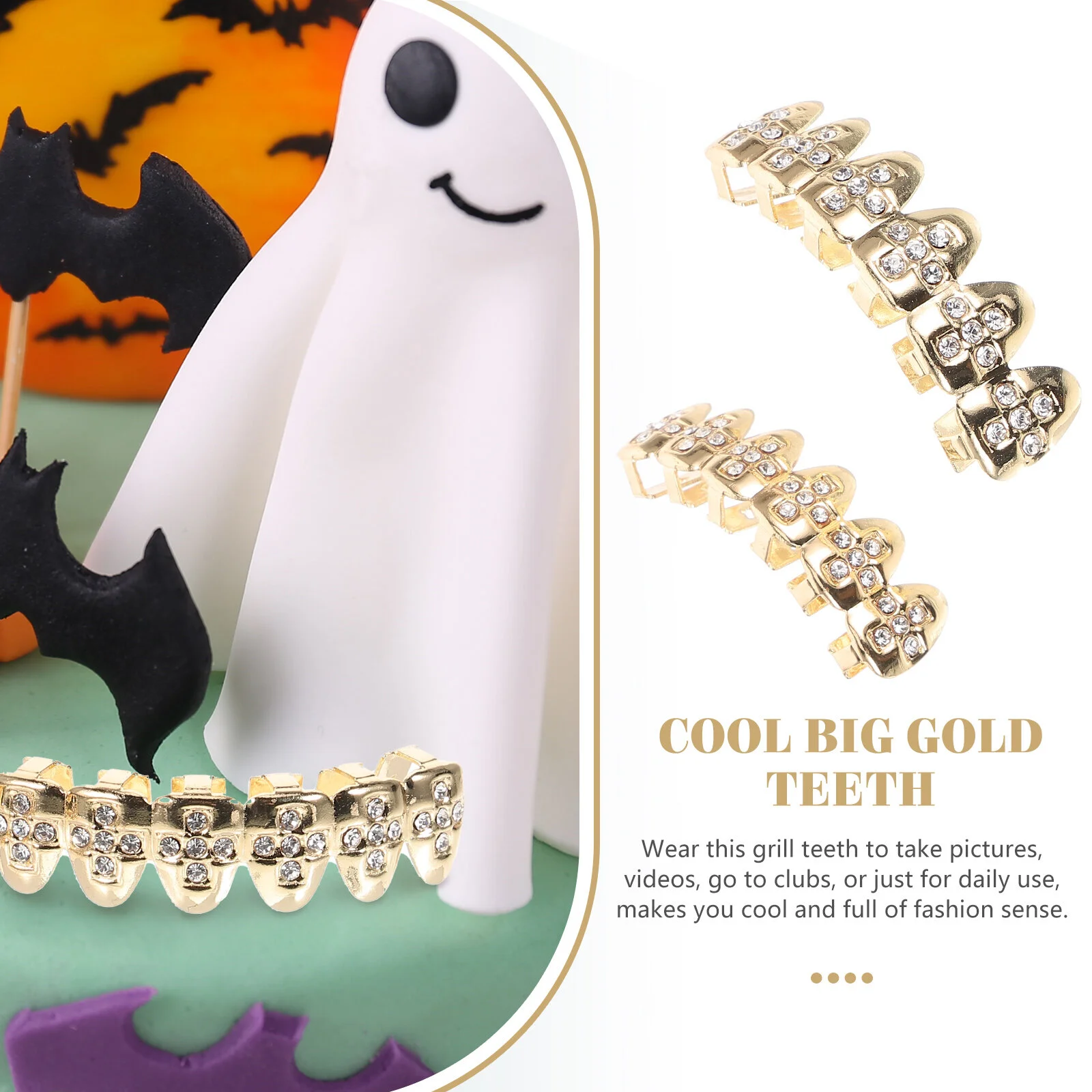 Metal Grills Teeth Decorative Jewelry Your Kids Tooth Gems Accessories Hip-pop Supply Mouth Shiny