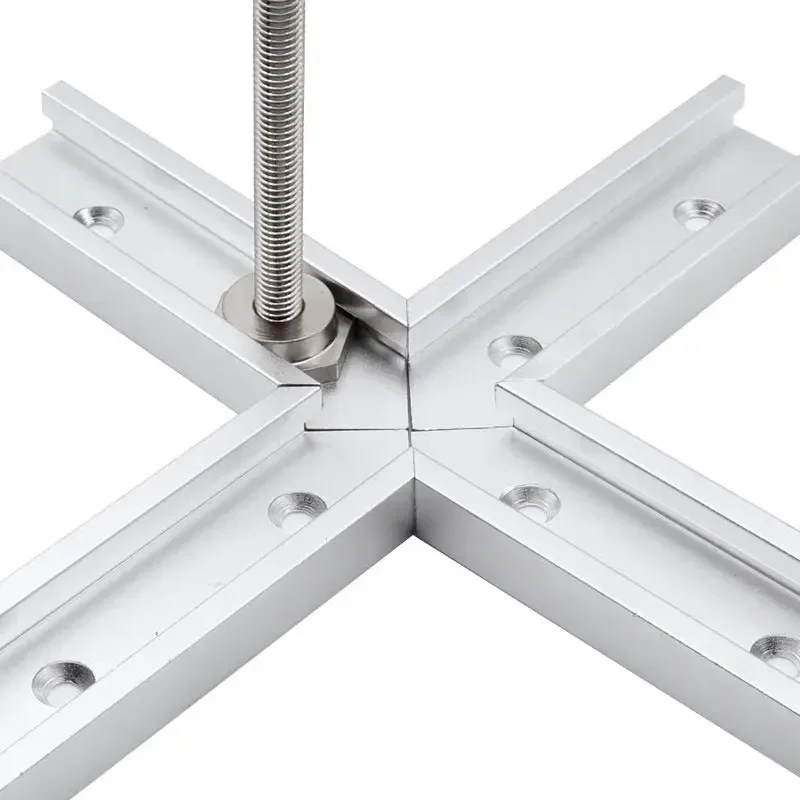 Т-образный трек для деревообработки торцевой поперечный соединитель