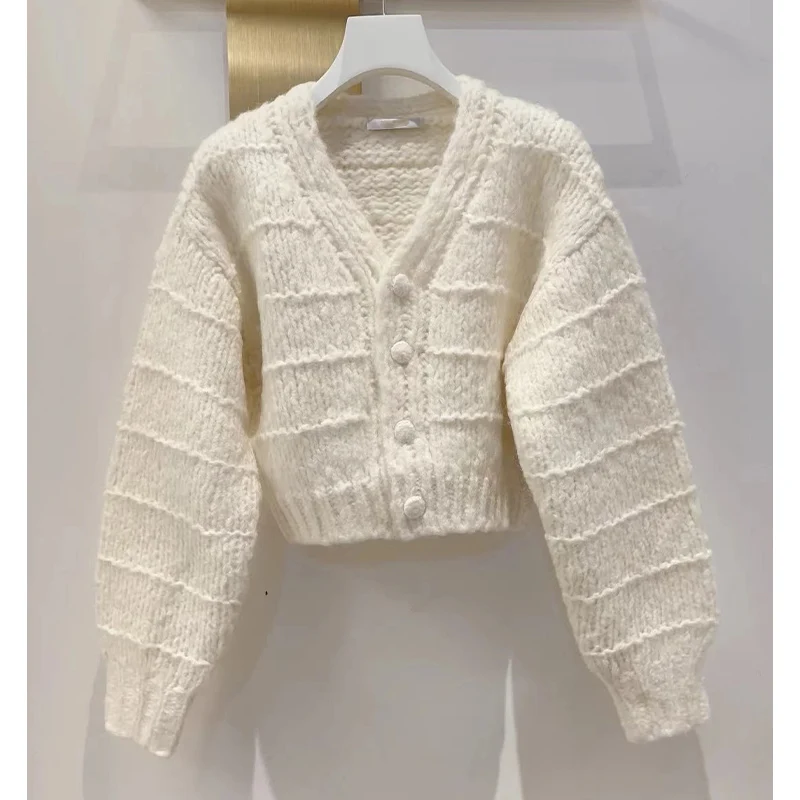

Golf Top Sweaters for Women in Autumn and Winter, Small Style, 2022 Aged Knitted Cardigan Coat