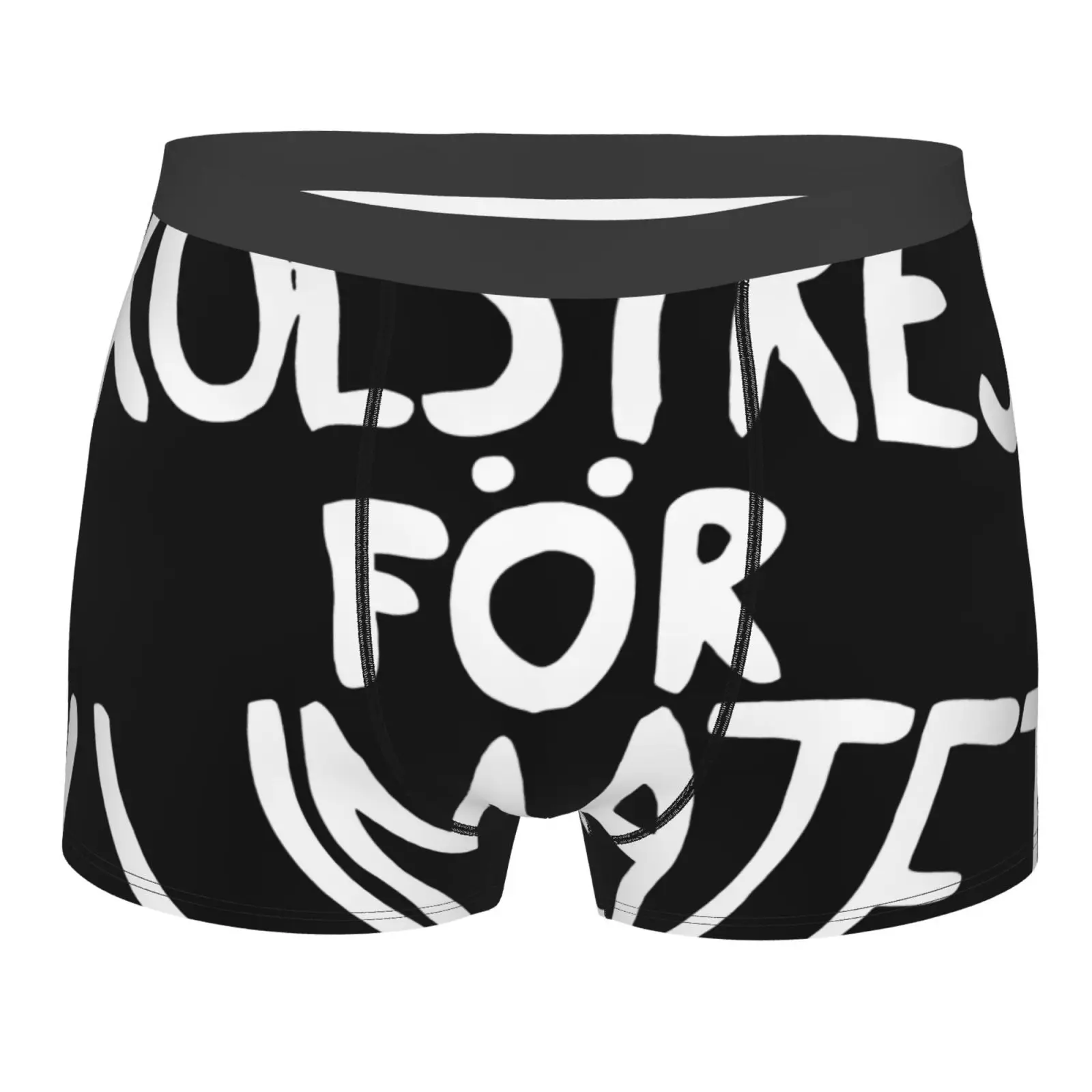 

Greta Thunberg Skolstrejk для кондиционирования мужские трусы для женщин и мужчин пижамное Нижнее белье Мужские трусы и трусы Красные Боксеры Uomo