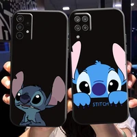 cute cartoon lilo stitch phone case for samsung galaxy a02 a11 a12 a20 a21 a21s a22 a31 a32 a51 a52 a70 a71 a72 5g back soft