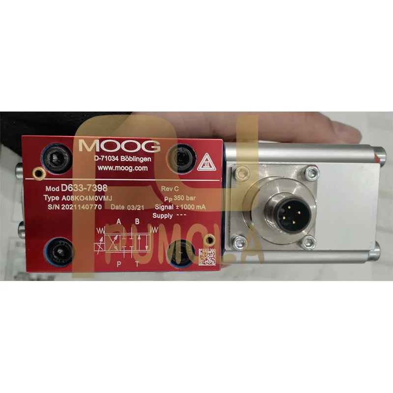 Оригинальный и новый сервоклапан MOOG D633-7398 A08KO4M0VMJ
