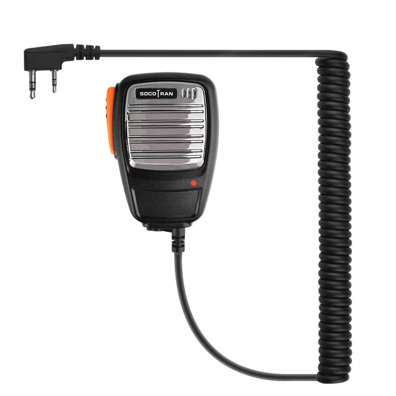 SOCOTRAN walkie talkie Remote Speaker Microphone K plug with Audio Jack for Socotran SC-308 SC-508 SC-600 (RSM-K01)
