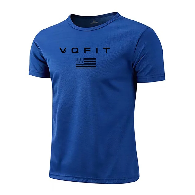 

New Mens Quick Dry Workout Fitness T Shirt Gym Mesh Fashion Slim Clothing Muscle Training T-shirt Bodybuilding Short Sleeve