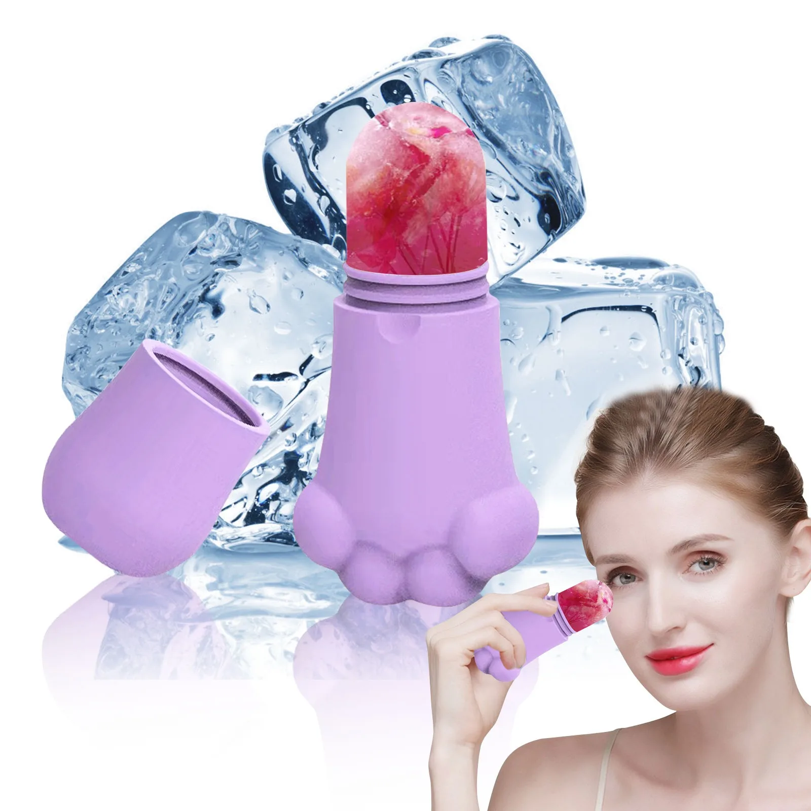 Силиконовые подносы в виде кошачьих лап массажные шарики для ухода за кожей