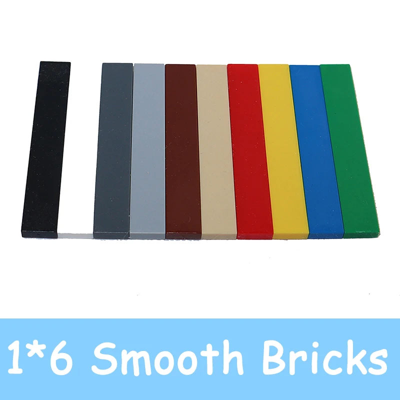 Конструктор MOC Детский развивающий плоский, 6636, 1x6, 50 шт.