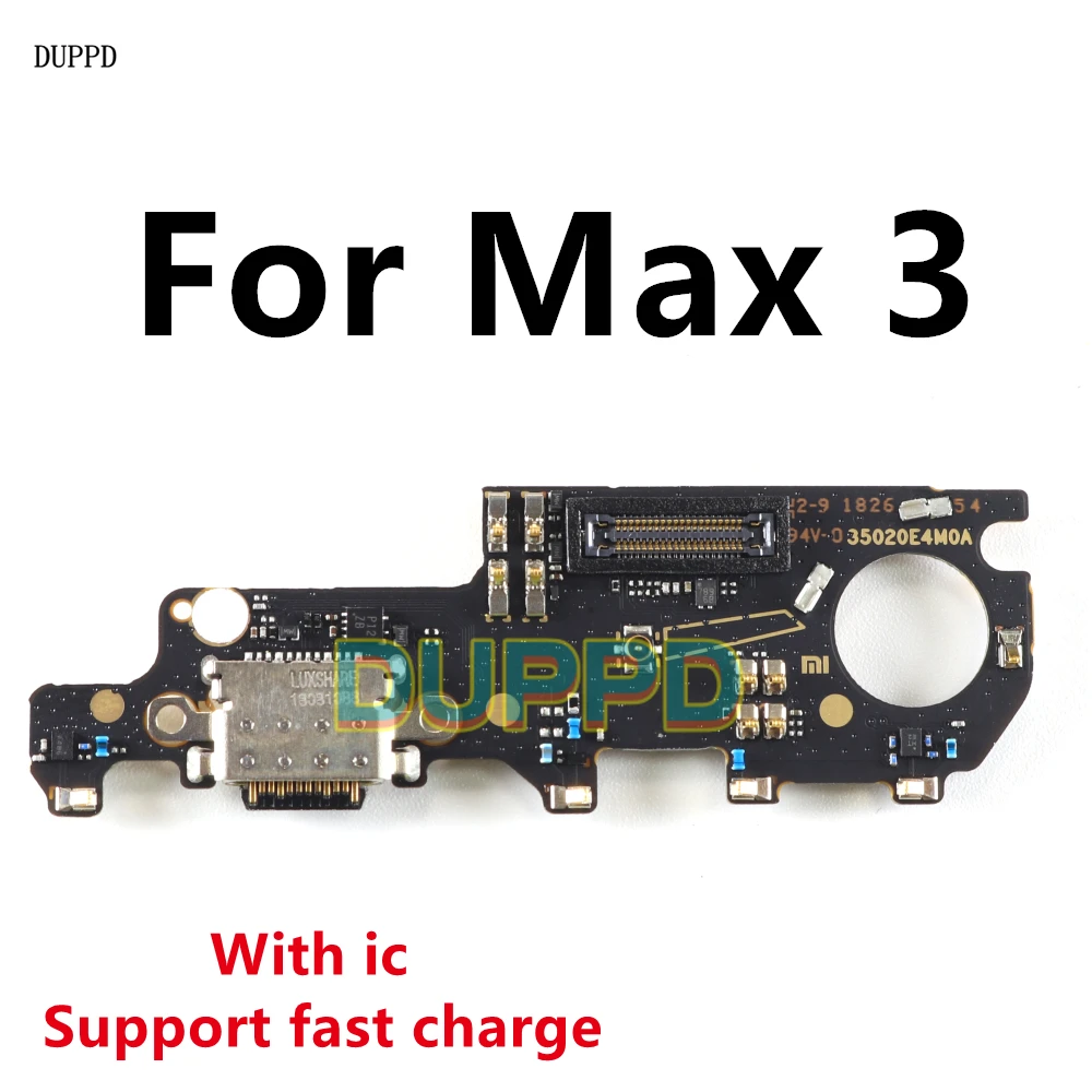 Для Xiaomi Mi Max 3 USB зарядная плата разъем для док-станции гибкий кабель запасные