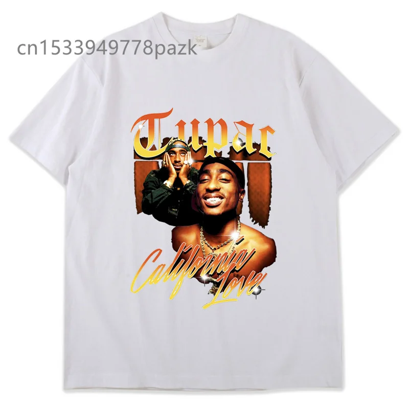 

Rapper Tupac 2PAC T Shirt Men Women Summer Fashion Oversized T-shirt Kids Hip Hop Tops Tees Rock Cotton Camisetas Hombre Tops