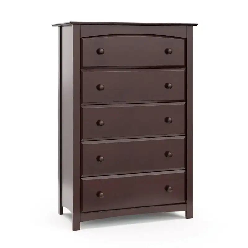 

5 Drawer Vertical Dresser Espresso