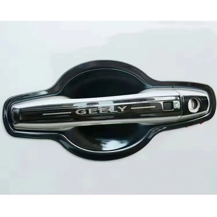 car exterior door handle bowl trims decoration for geely yuanjing X6 livan 2016 2017 2018 2019 2020 accessories auto kit
