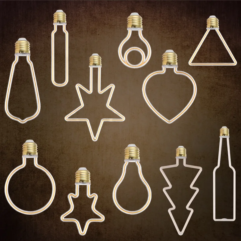 

Retro Edison Light Bulbs E27 4W 6W AC220V Vintage Light Soft LED Filament Ampoule Bombilla For Pendant Lamp Christmas Home Decor