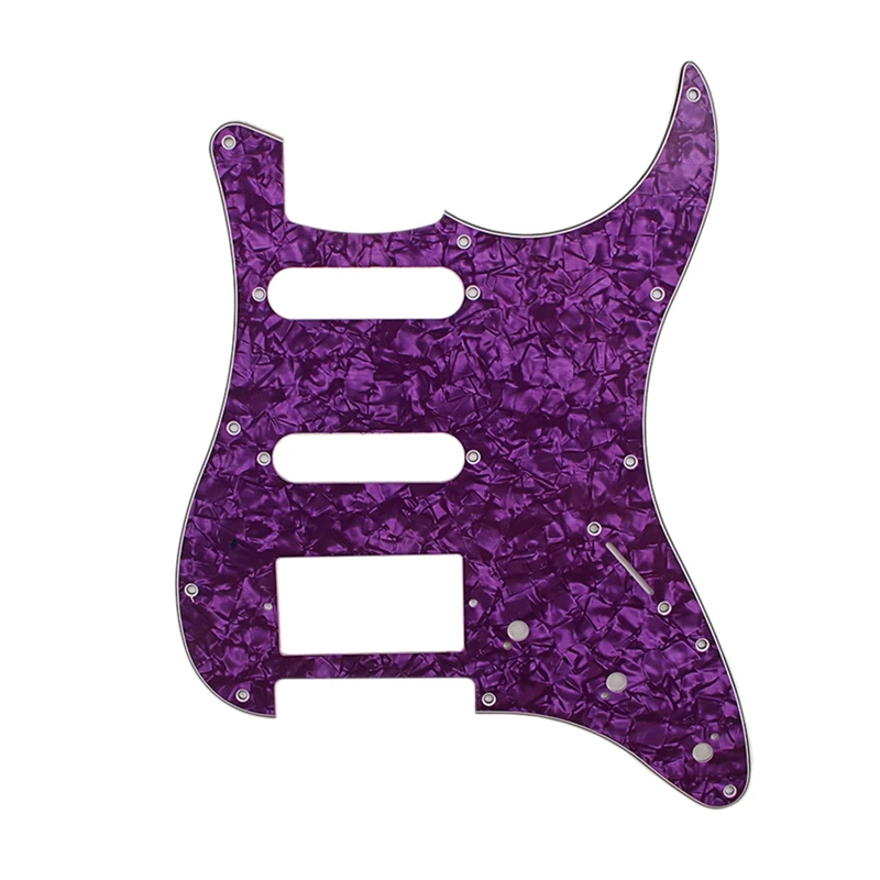 

11 отверстий для электрогитары Pickguard SSH Strat гитарная царапина и винты для гитара стиля ST запасные части