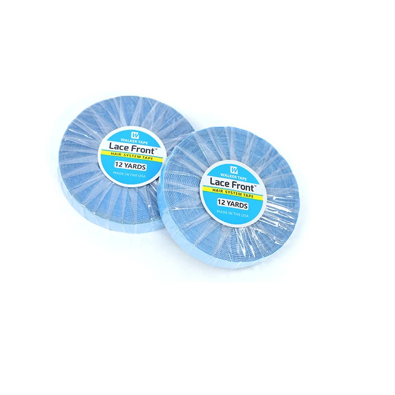Sistema Di Capelli Blu Tape12 Yards Nastro Per Deambulatore A Doppio Lato Nastri Per Estensione Dei Capelli Per Chiusura In Pizzo Parrucca Anteriore I