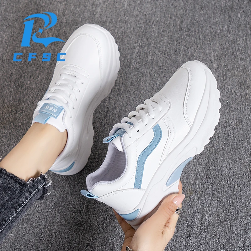 

Женские кроссовки с вулканизированной подошвой, Повседневные Удобные дышащие кроссовки на платформе, новинка 2022