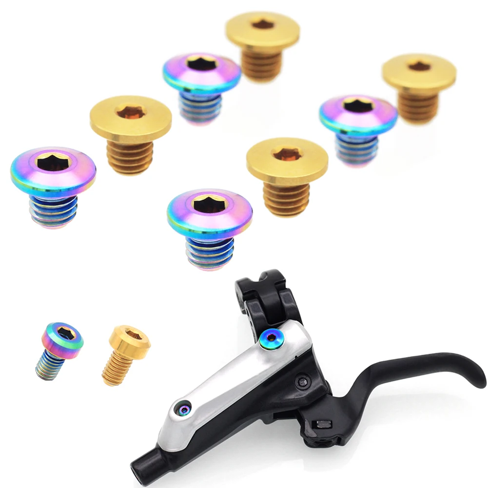 

MTB Bicycle Screw Oil Disc Brake Handle Holistic Separable Eeservoir Cover Screws Oil CylinderCoverScrewsBikeAccessories