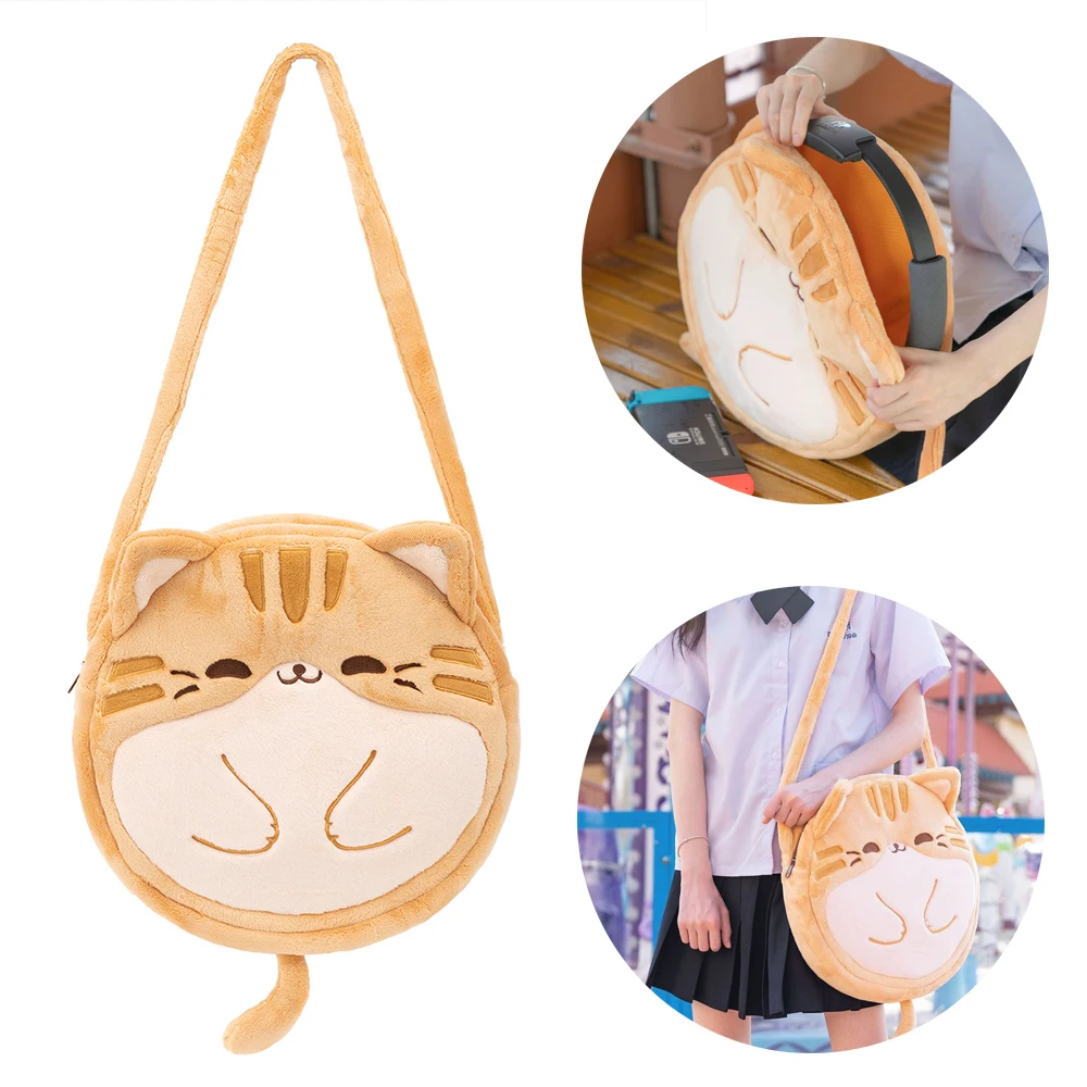 

Мультяшный Портативный чехол для Nintendo Switch, плюшевый чехол для Nintendo Switch, аксессуары для Nintendo Switch OLED