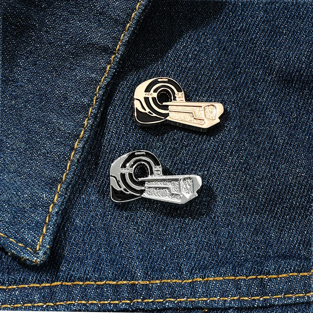 

Необработанная Мужская рубашка с магнитным резонансом, эмалированная заколка, Значки для отворота, ювелирные изделия, подарок, забавная милая Мода