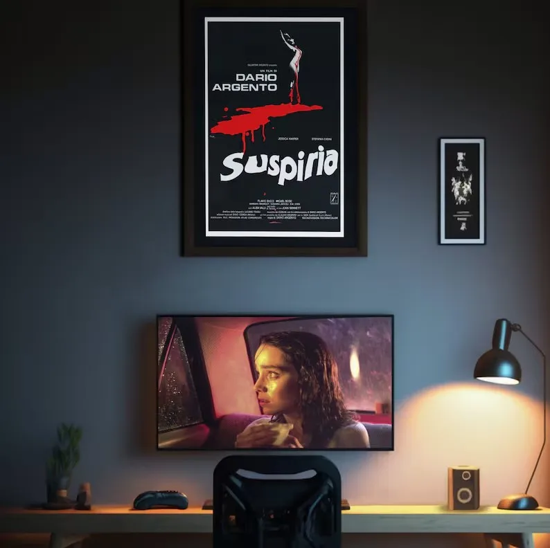 Винтажный итальянский классический фильм ужасов подтярия (1977) плакат из фильма и