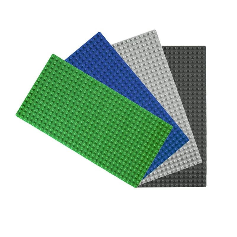 

EKIND 1 PCS Classic Building Base Block Plate 5" x 10" - Compatible with Building Brickyard Blocks All Major Brands