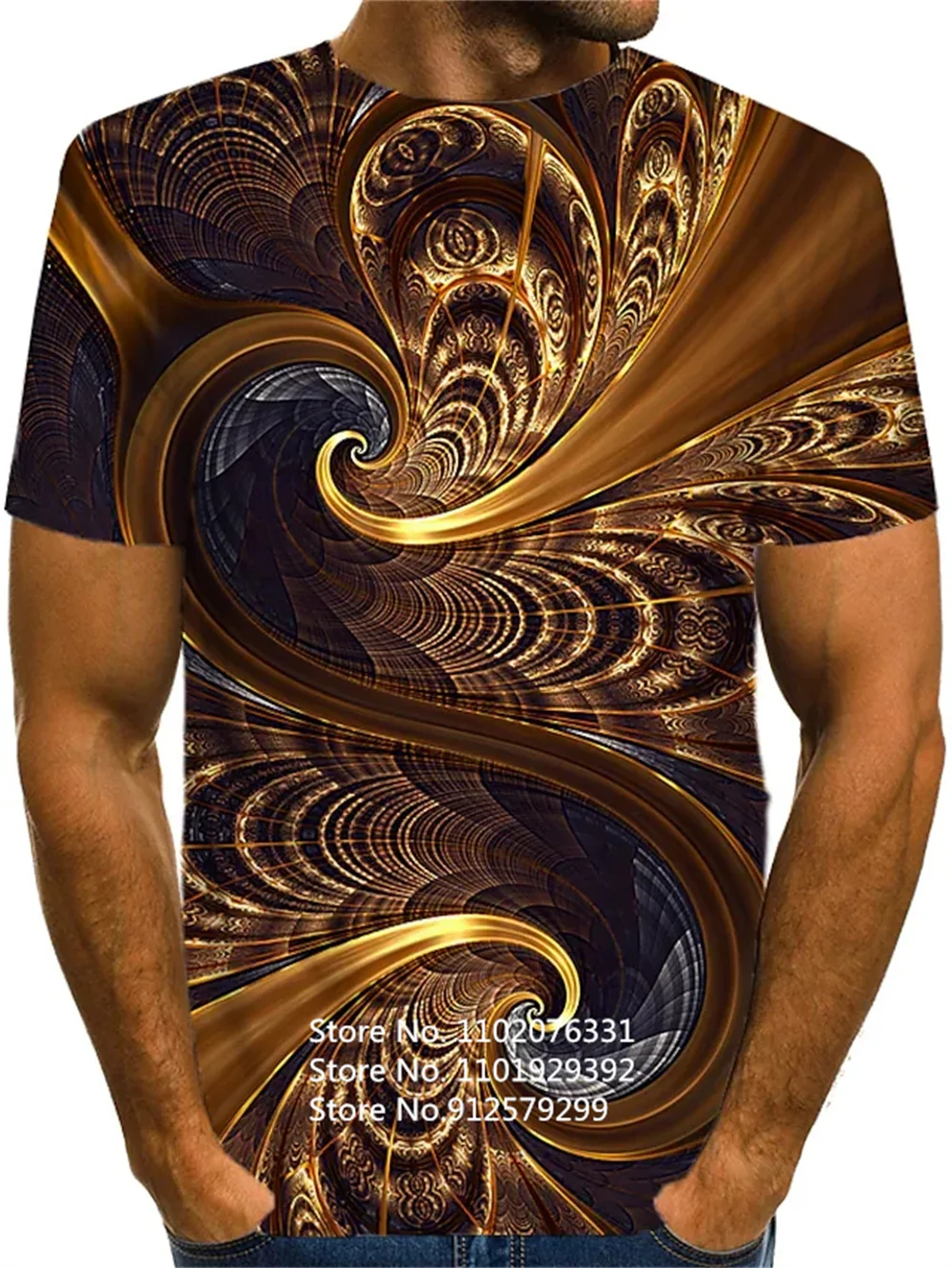 

2023 Streetwear Funny Tops Fashion Short Sleeve 3D Printing Men's T-shirt Gothic Harajuku Tee Shirt