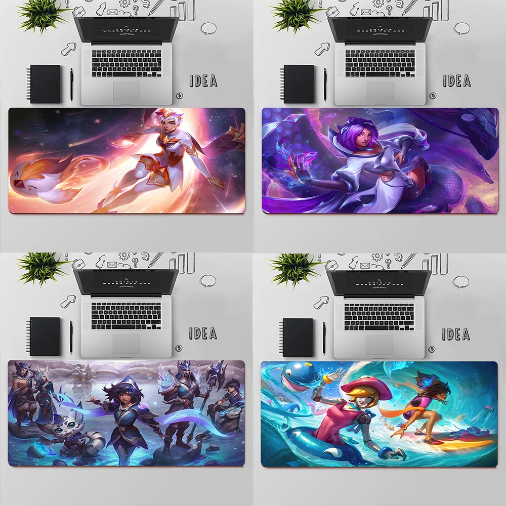 Игровой коврик для мыши League of Legends Taliyah, Большой Коврик Для Мыши для ПК, игровой компьютерный коврик для мыши, большой коврик для мыши, коврик для клавиатуры, Настольный коврик