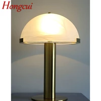 hongcui nordic table lamp modern creative design mushroom desk light fashion decor for home living room bedroom