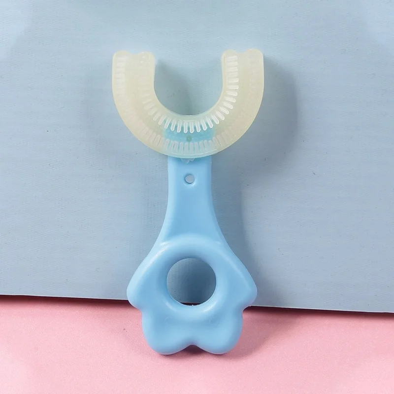 

Baby Toothbrush U-shaped Children Cartoon Toothbrush Soft baby Silicone Brush for Children Kids Teeth Oral Care Cleaning