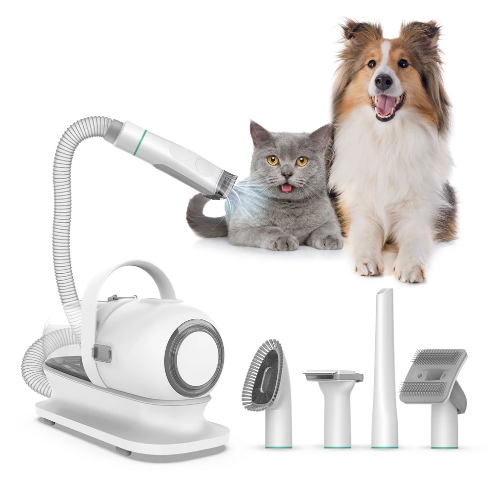 

Smart Pet Professional dog grooming washing kit with 5pcs brushes accessories for pet grooming and vacuum