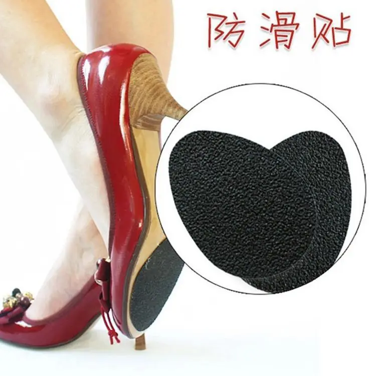 

5 Pairs Sole Antiskid Pads Wholesale Antiskid Stickers Cow Tendon Material Half Size Insole Wear-resisting High-heeled Shoes Pad