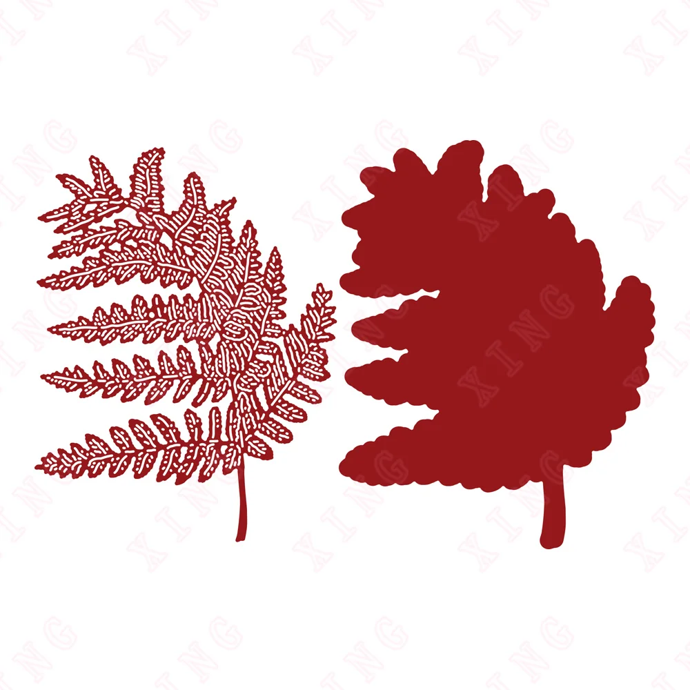 

2022 Christmas Arrival New Metal Cutting Dies Autumn Ferns Die Set Diy Handmade Craft Scrapbook Album Decoration Embossing Molds