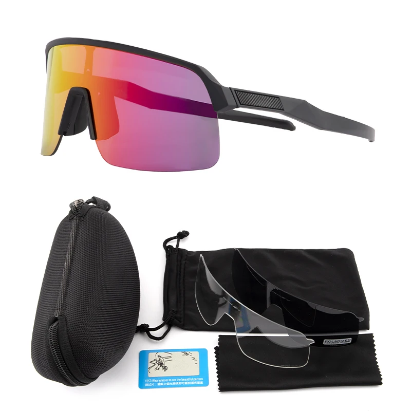 

Cycling Glasses Bicycle Bike Shades Sunglasses HD Visual Anti-glare UV400 Outdoor Sports Glasse