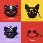Чехол с музыкальным бульдогом для Apple AirPods 1 2 Pro Cool Rock Dog, мягкий силиконовый чехол для беспроводных Bluetooth наушников Airpods 3