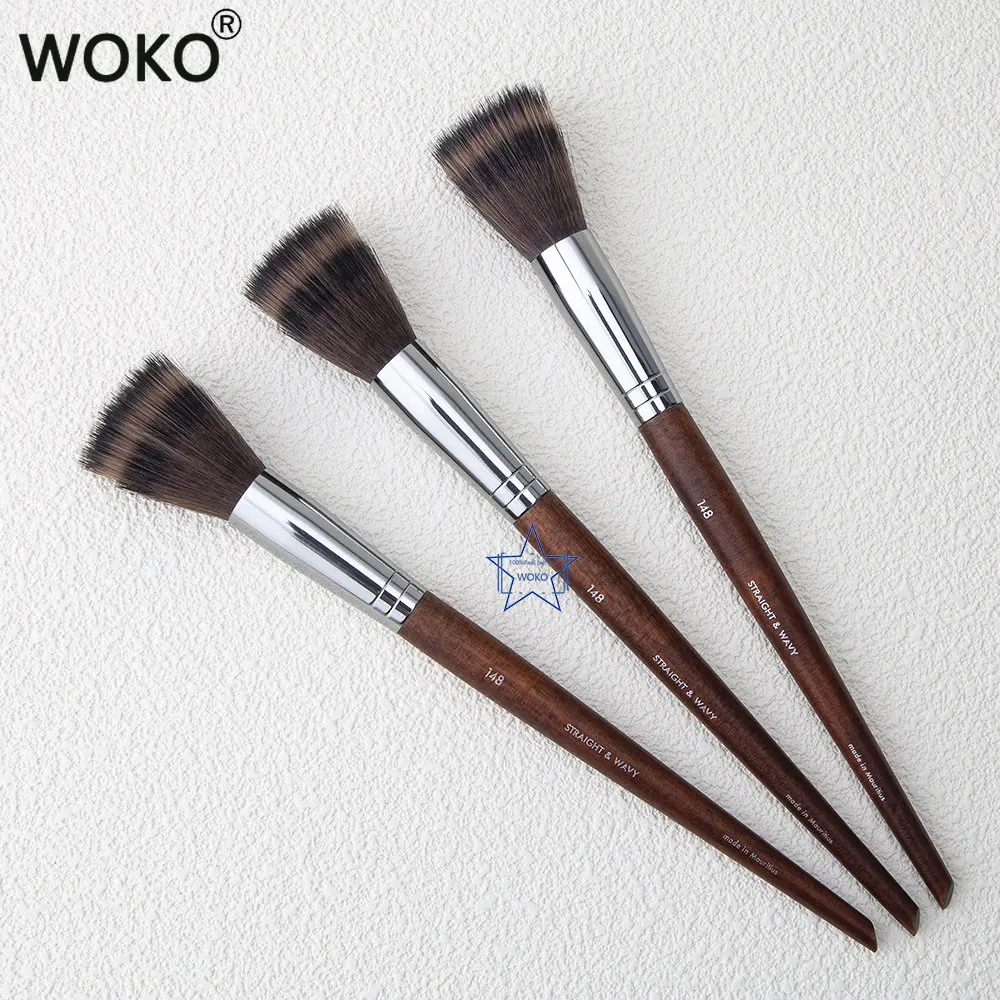 

MUF 148 Small Stippling Brush Duo Fiber Brush Stippling Pro Stippling Brush Face Contour Powder Blush Makeup Brushes