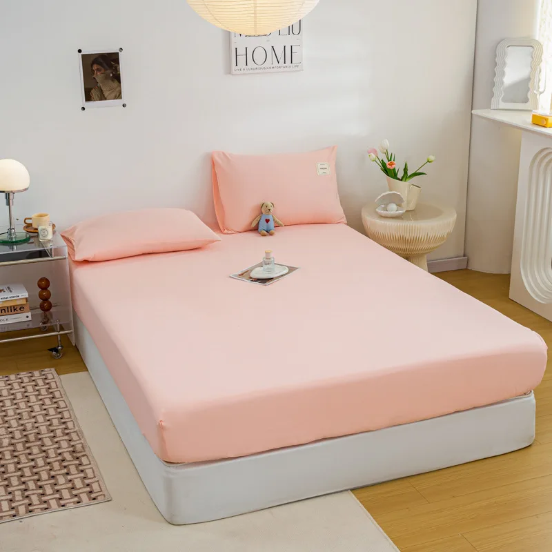 

Минималистичная натяжная простыня однотонная простыня