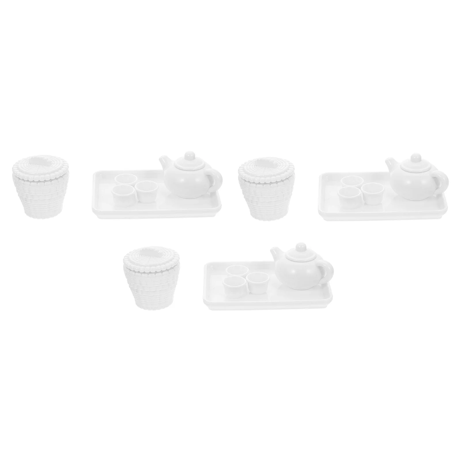 

3 Sets of Children Teaware Toys Simulation Tea Set Pretend Play Interactive